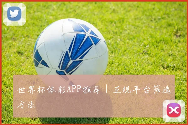 世界杯体彩APP推荐｜正规平台筛选方法